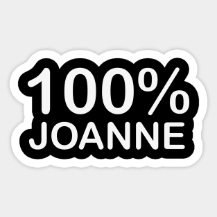 Joanne Name, funny gifts for people who have everything. Sticker